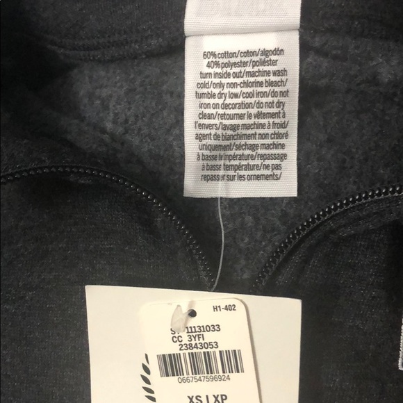 Victoria’s Secret PINK Navy Half Zip Jacket XS NWT - Picture 7 of 7